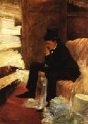 Jean-Louis Forain The Widower oil painting